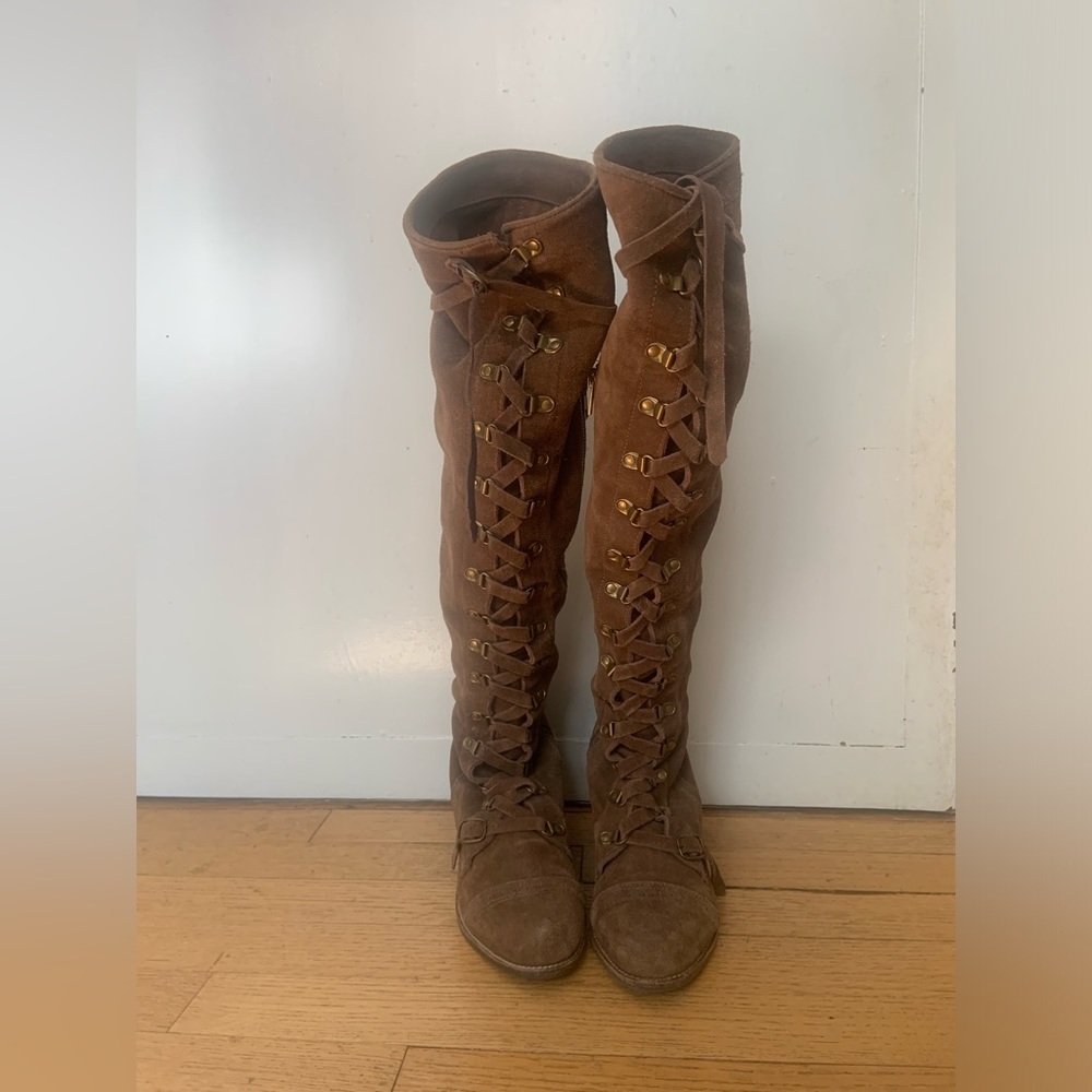 Suede Jeffrey Campbell Joe tall boot